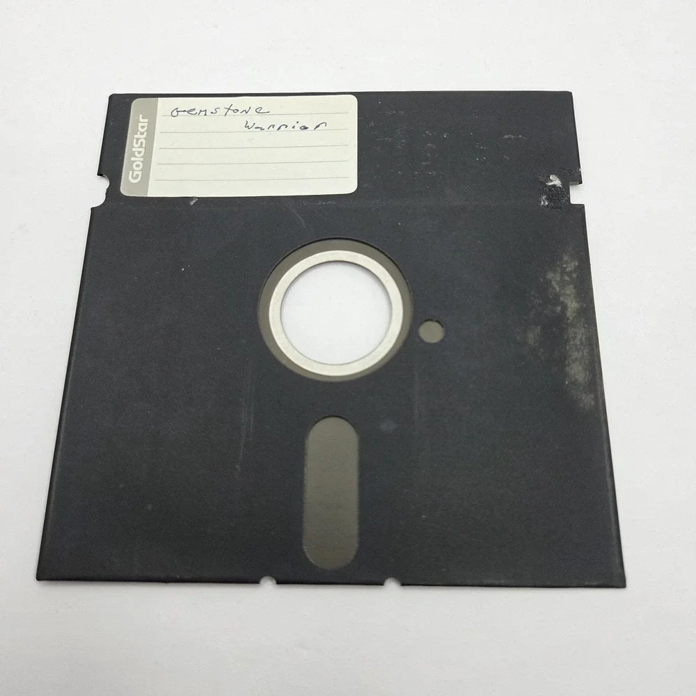 Gemstone Warrior Vintage RPG Computer Game 5.25 Floppy Untested